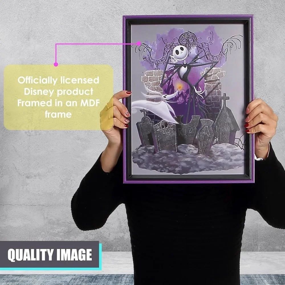 POP Creations Disney Shadowbox Nightmare Before Christmas Jack Zero 11x14 Frame